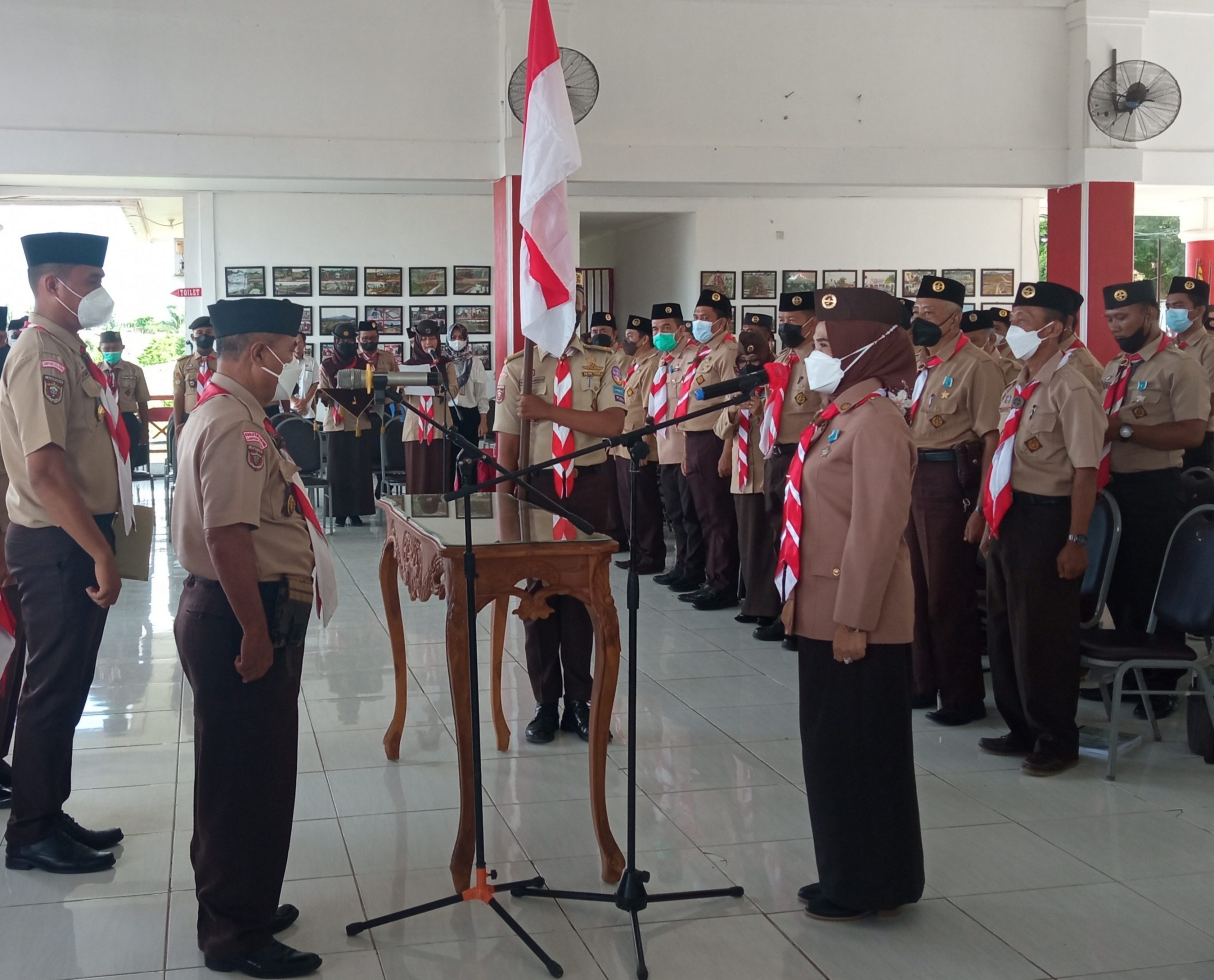 Hj Winarni Nanang Ermanto Terpilih Sebagai Ketua Kwarcab Pramuka